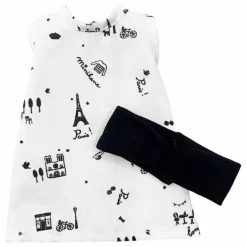 Minikane Poupées*Vestiaire Amigas - Robe Iva Paris et son headband
