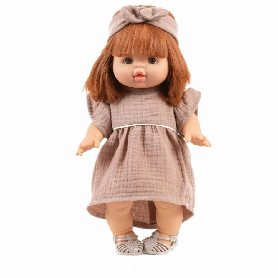 New Vestiaire poupée - Robe Daisy et headband gaze de coton | Poupées