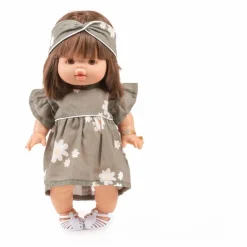 Discount Minikane Vestiaire poupée - Robe Daisy et son headband Marguerites Multicolore