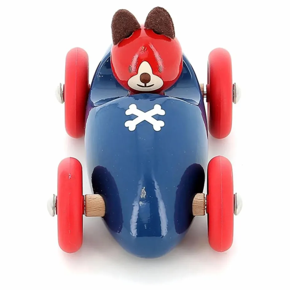 Vilac Voiture de Lucien le chien | Bleu foncé