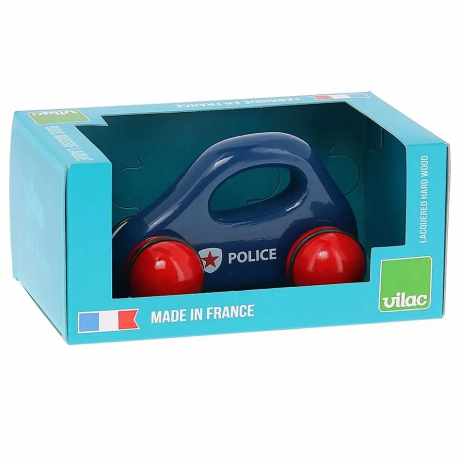 Online Vilac Voiture de police | Bleu foncé