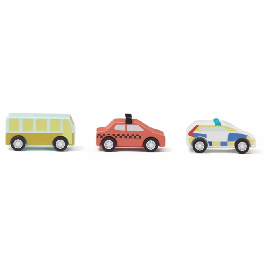 Discount Kid's Concept Voitures à friction - Set de 3 Multicolore