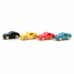 Vilac Voitures Super Cars - Set de 4| Garages, Circuits