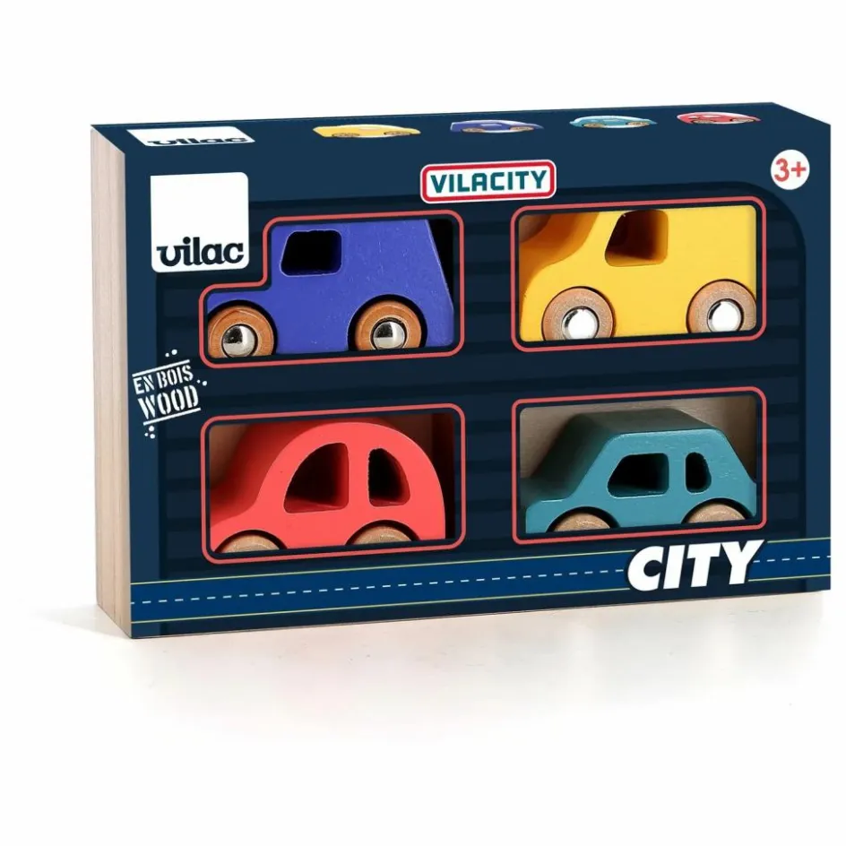 Online Vilac Voitures ity - Set de 4 Multicolore